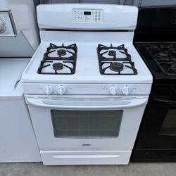 Kenmore White 4 Burner Range Stove 