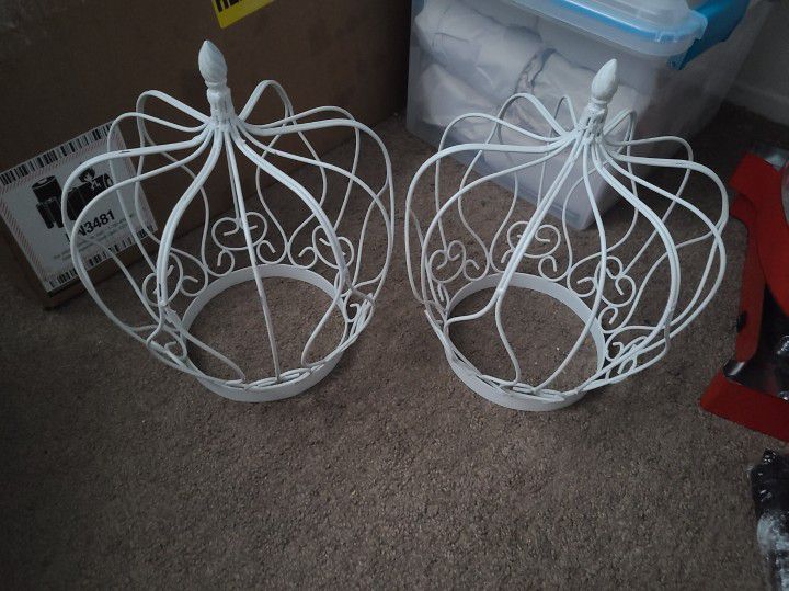 Wrought Iron King & Queen Crowns For Wedding