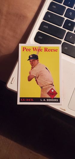 Pee wee reese baseball card