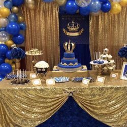 Candy Table And Backdrop 