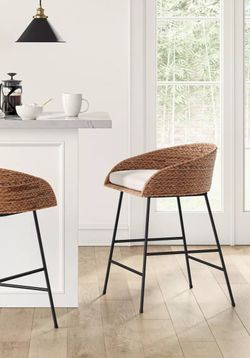 Woven Counter Stool 
