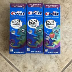 Kids Crest Toothpaste All $6