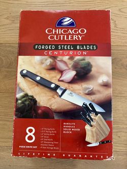 Chicago Cutlery Centurion 8 Piece Knife Set Plus Oxo Good Grips Paring Knife Bonus, Forged Steel Blades