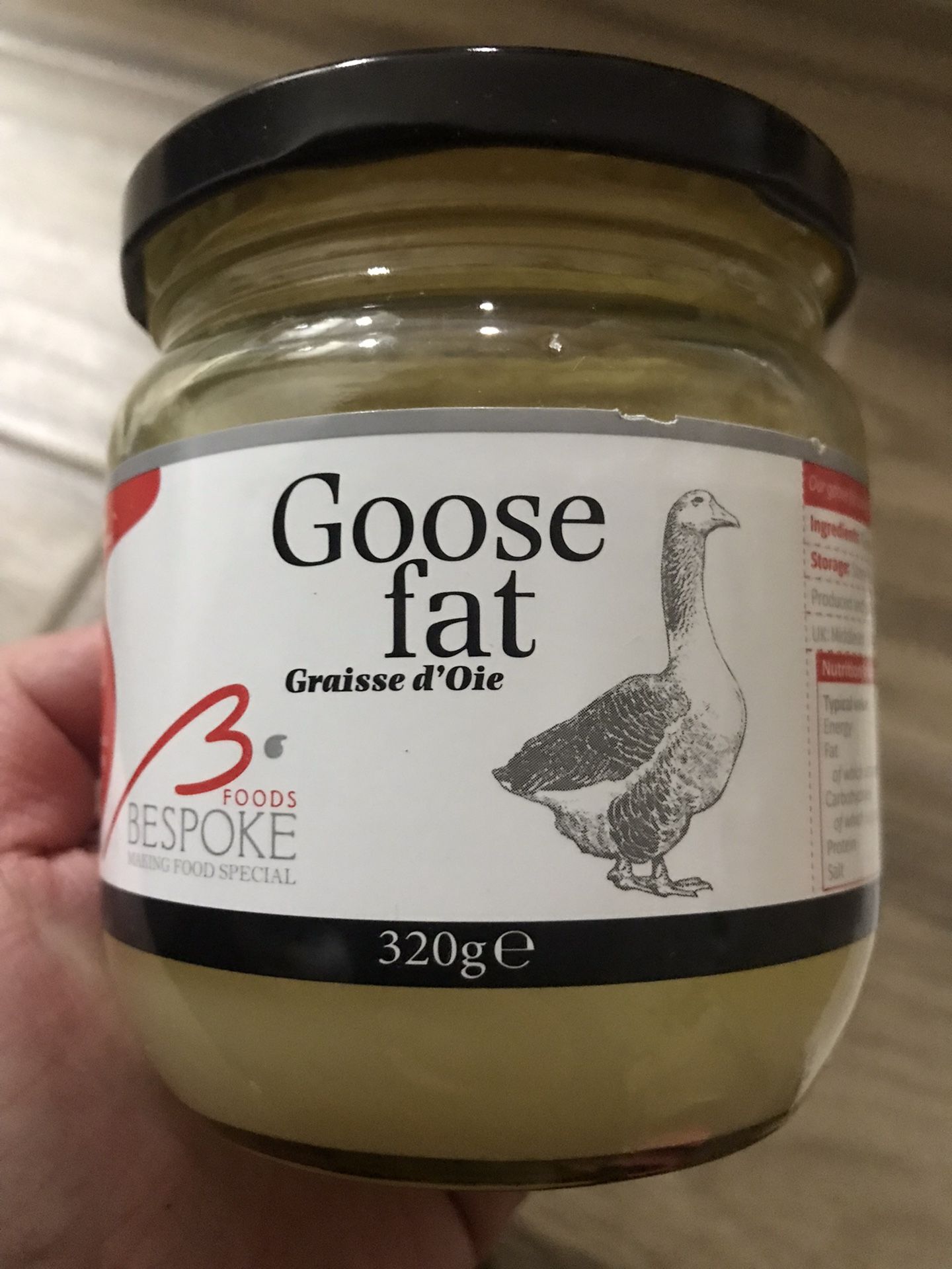 2 jars of goose fat!t