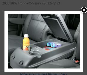 Honda Odyssey second row middle seat