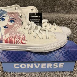 Kids Size 3 Frozen Elsa Converse 