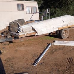 20 Ft X 8 Flatbed Trailer