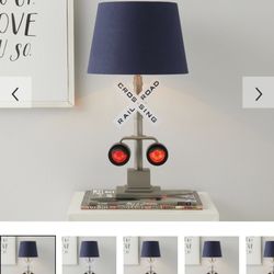 Pottery Barn kids train Lamp