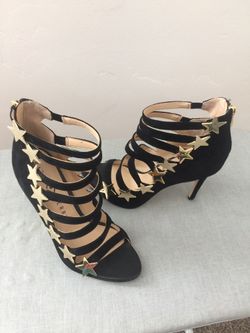 Black designer heels