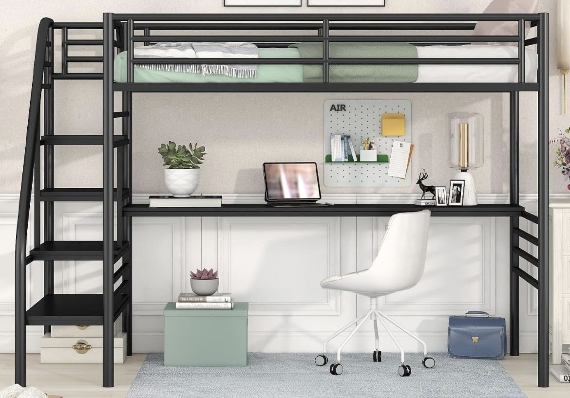 Bunkbed Twin With Desk
