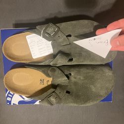 Birkenstock Boston Thyme Size 9-9.5M
