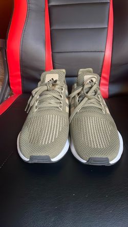 Adidas Olive Green Knit Sneakers