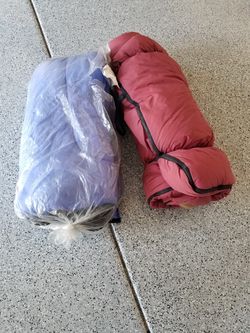 2-Large Comfortable sleeping bags..$20.00 each read tags in picture