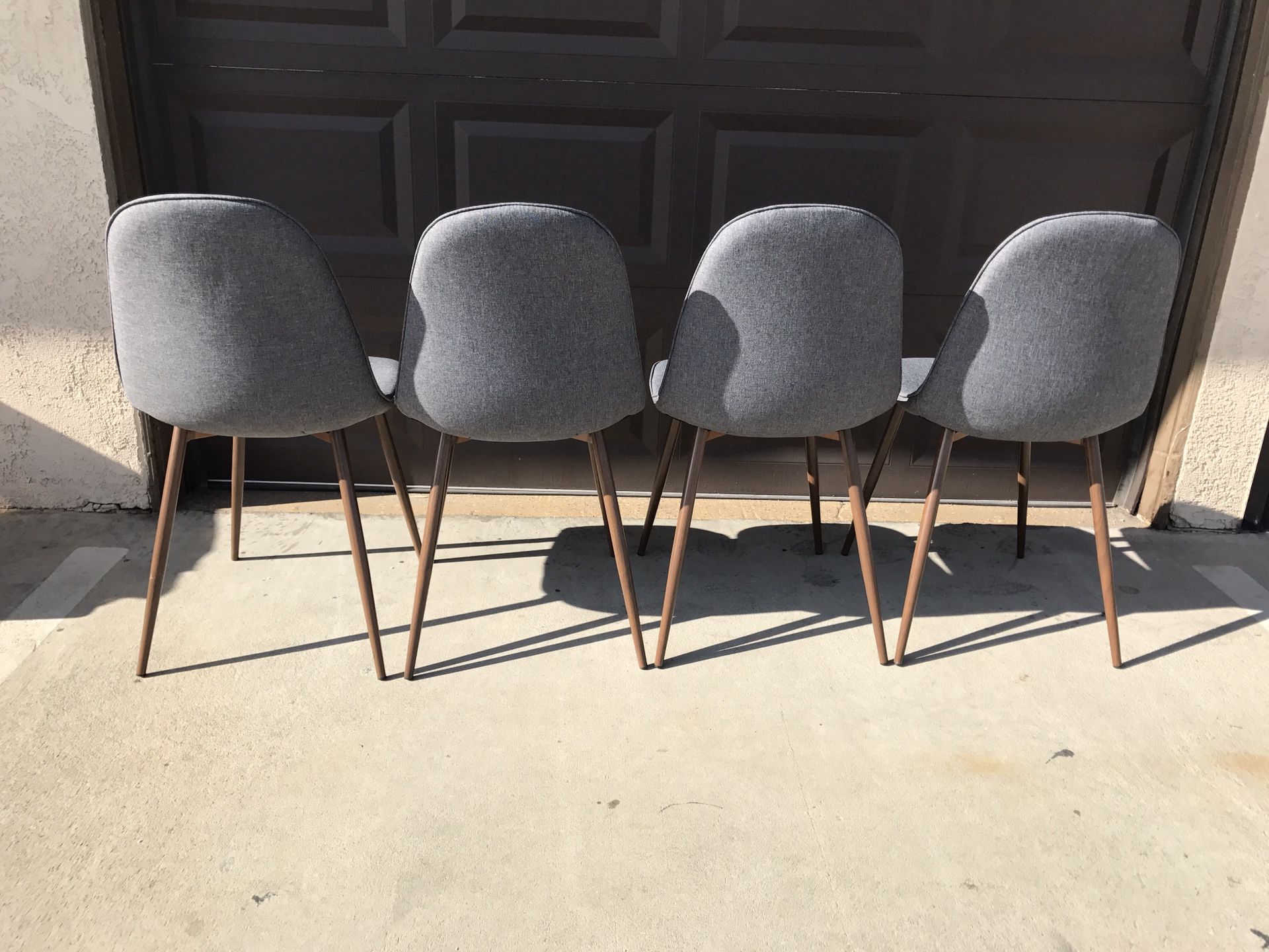 4 x Copley Upholstered Dining Chair by Project 62 Light Grey Gray for