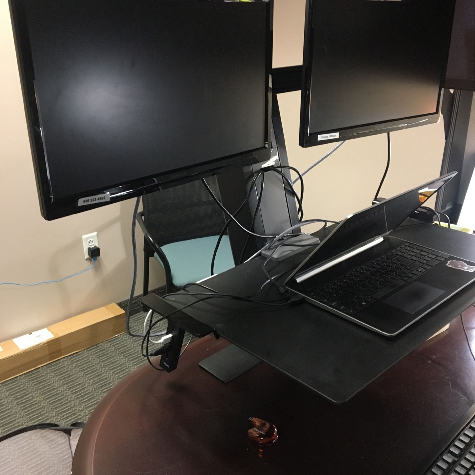 Dual Monitor Standing Desk