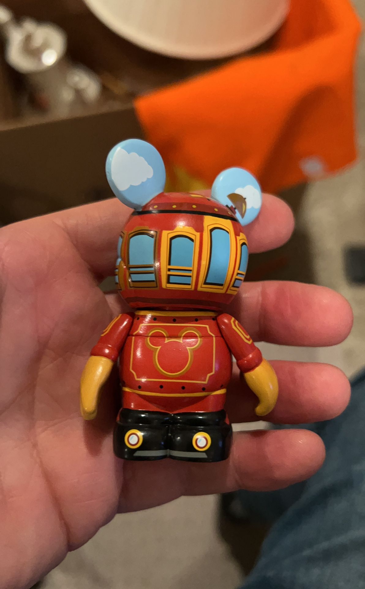 Disney Vinylmation Mickey Mouse Figure San Francisco Cable Car Tin Dan Beltran