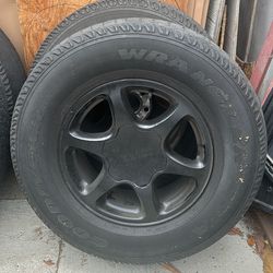 2001 Yukon Denali original rims 17” Matte Black