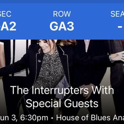 The Interruptors - Tonight