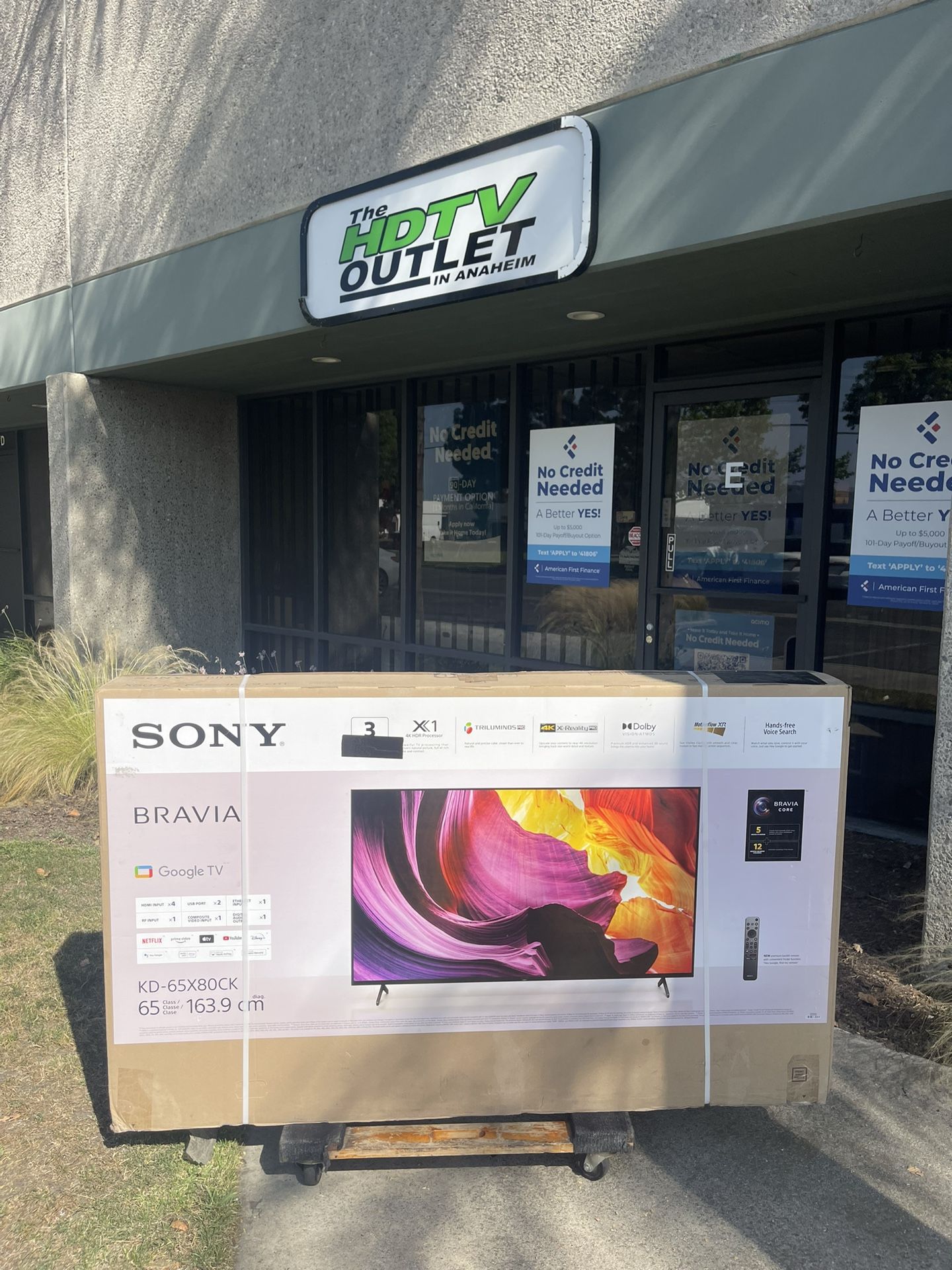 65” Sony Bravia 4K Smart TV