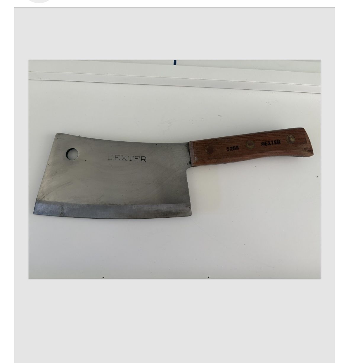 Vintage Large Dexter Meat Cleaver 1950’s