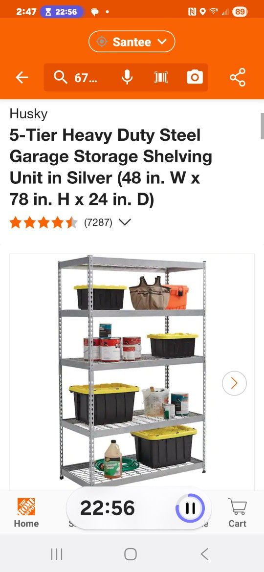 Garage Shelving Unit