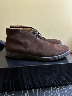 Giorgio Armani Men\'s Dark Brown Leather Chukka Boots Giorgio Armani Men main image 2