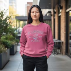 Ft. Lauderdale Florida Crewneck Sweatshirt – Pink Vintage-Style Pullover – Size Medium