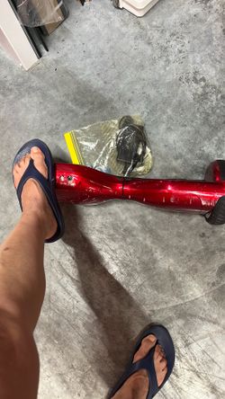 Red hoverboard