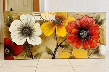Wall Art (Floral/ 3D) 