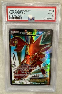 2016 Pokémon Scizor EX FA #119 Breakpoint PSA 9 