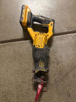 Dewalt XR Sawzaw and battery