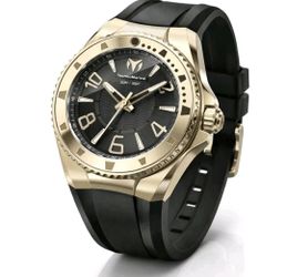 TechnoMarine Lusso Mare Men 44mm Gold Black dial TM-225033