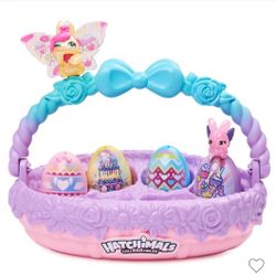 Hatchimals Collectable Family Spring Basket New