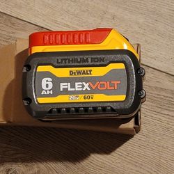 DEWALT FLEXVOLT 20V/60V MAX  6.0Ah Battery new