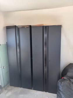 Husky 9-Piece Garage Storage System – Black – $1,600 OBO