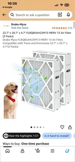 Air filter replacement