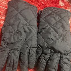 All Black North Face Gloves