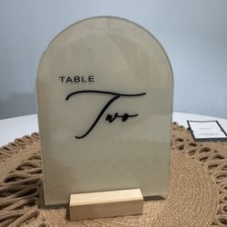 Table numbers