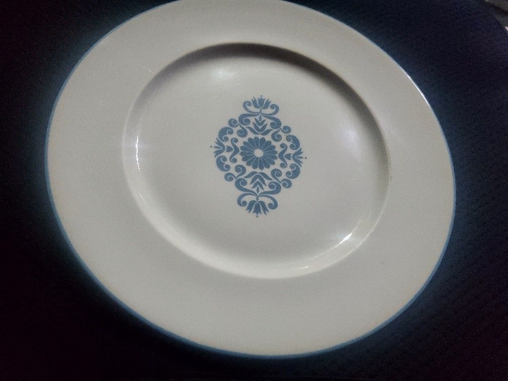 Franciscan China Medalion Blue 10.25" Dinner Plates Set Of 4