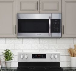 Samsung - 1.7 Cu. Ft. 1000-Watt Over-the-Range Microwave Stainless Steel Brand new