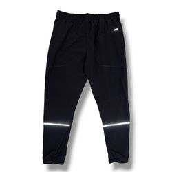 Motion Black & White Reflective Joggers w/ Elastic Waist