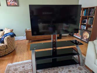 Solid TV stand