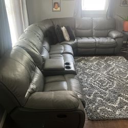 Corner Grey Couch