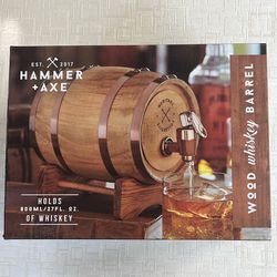Wood Whiskey Barrel