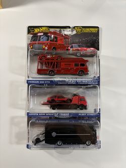 Hot Wheels Team Transports Set Of 3