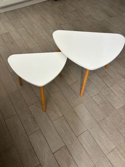 Small Triangle Side Tables / Nightstands