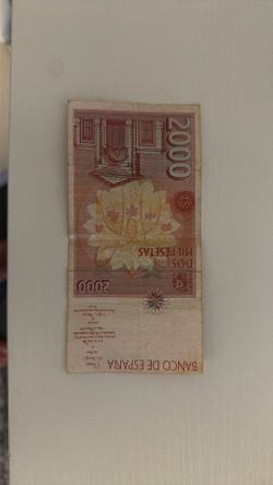 Billete de 2000 pesetas española para coleccionista