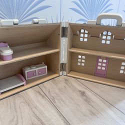 Pottery barn- Wooden Portable dollhouse