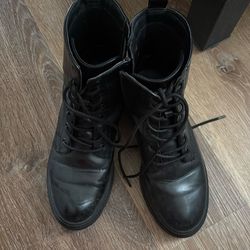 Black Army boots
