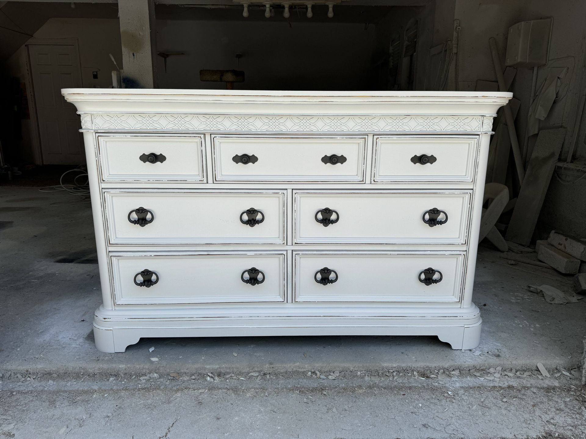 Solid Wood Farmhouse Cottage Shabby Chic Rustic Vintage French Provincial Country Modern Dresser Buffet Sideboard Console